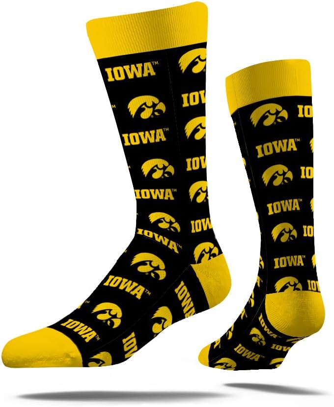 Strideline Store جوارب رسمية للرجال بشعار NCAA - ألوان الفريق - مقاس واحد يناسب معظم الأحجام - M/L (8-12) - Image 1